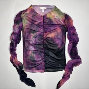 Topshop Women's Mesh Top